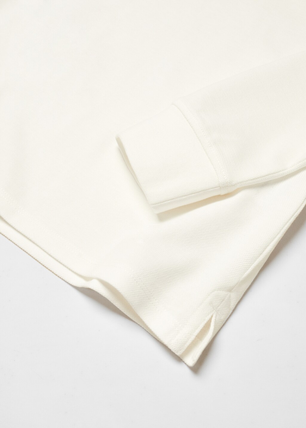 Long sleeves cotton polo - Details of the article 8