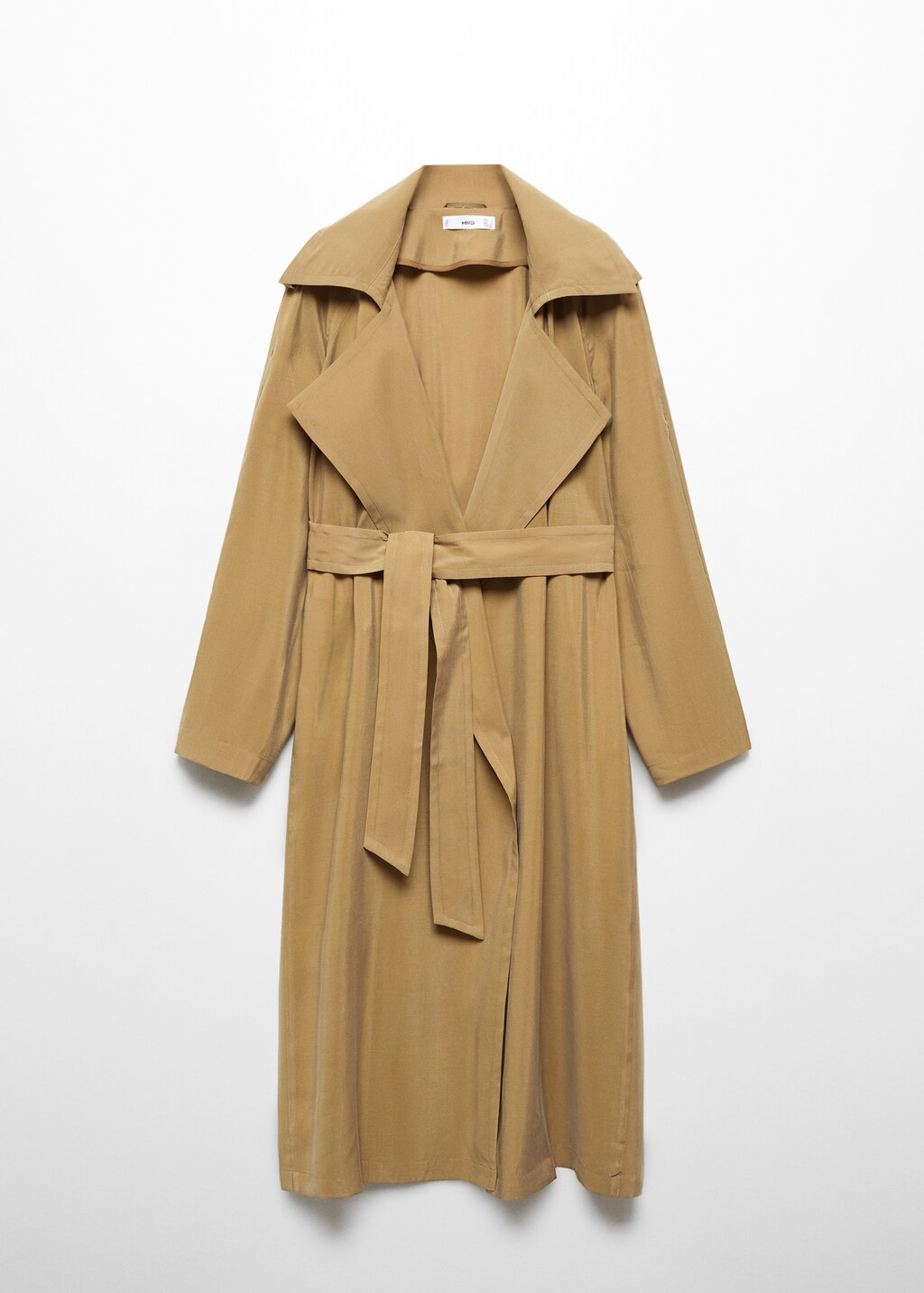 Modal trenchcoat met strik - Artikel zonder model