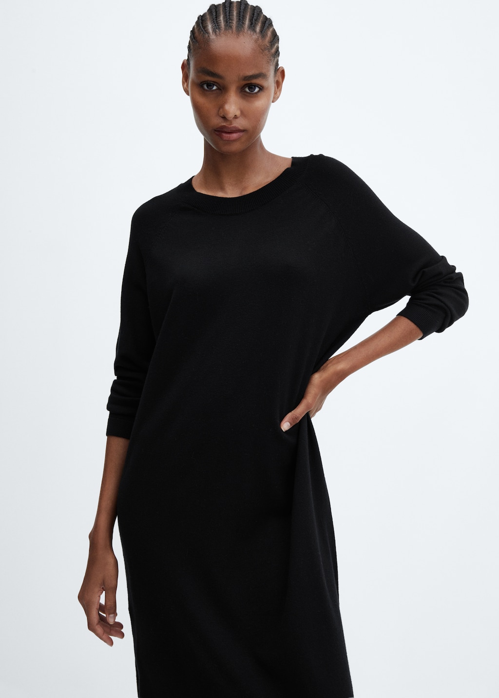 Black woolen dress best sale