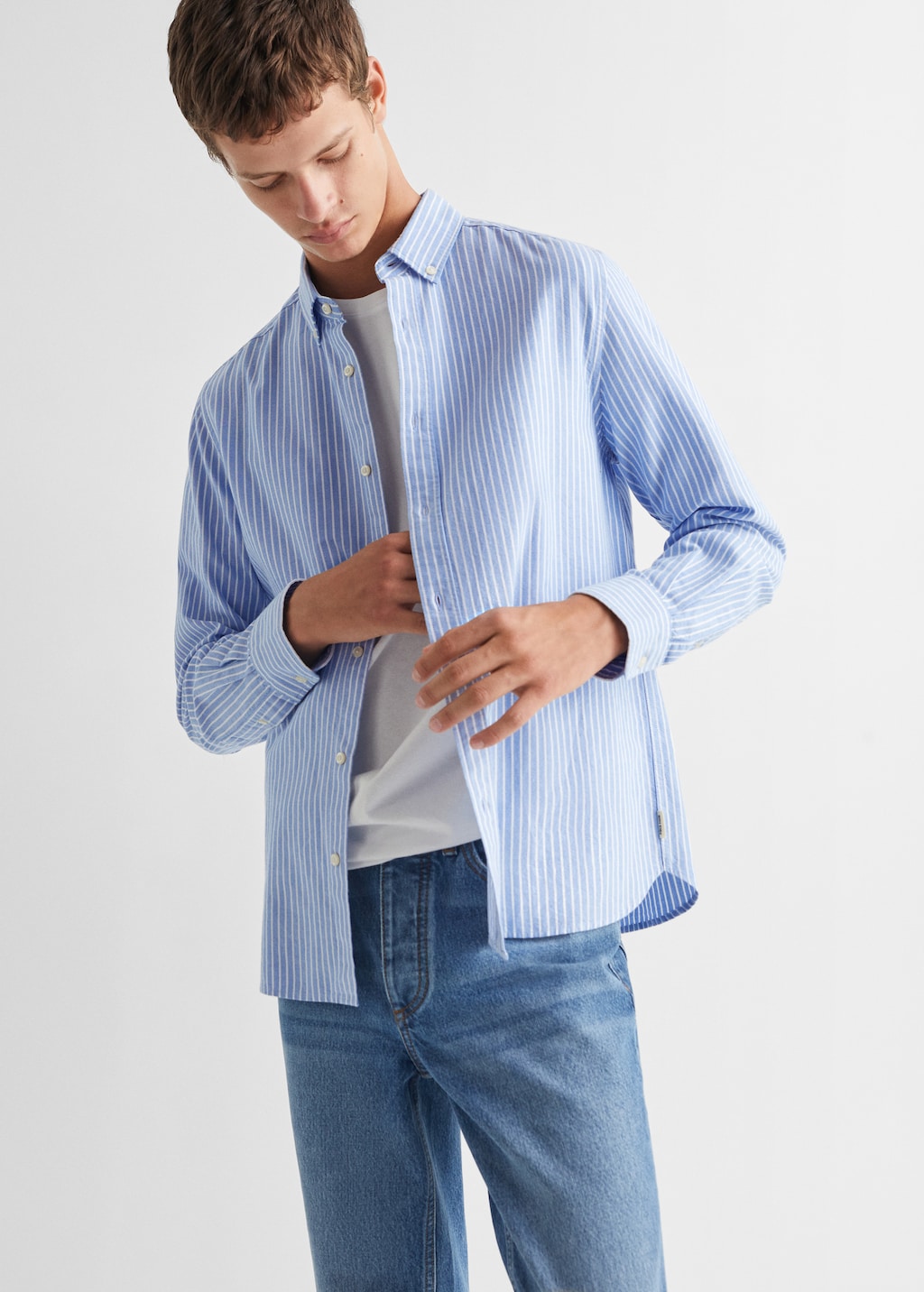 Regular-fit striped shirt - Medium plane