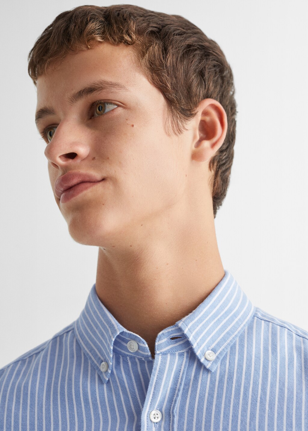 Regular-fit striped shirt - Details of the article 1