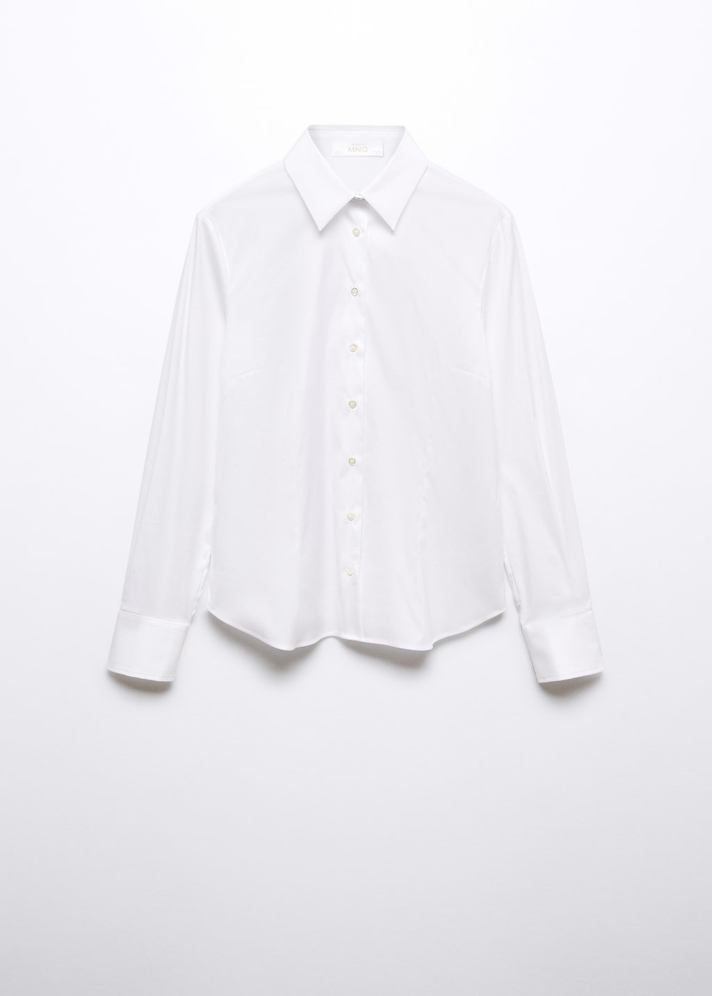 Fitted cotton shirt - Article without model