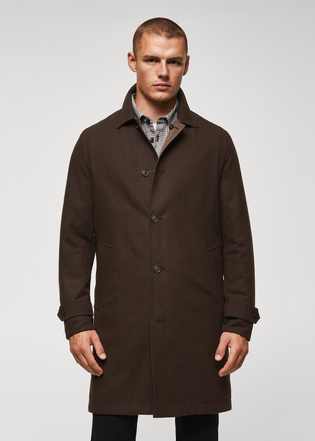 Men’s high quality INC Wool Trench Coat