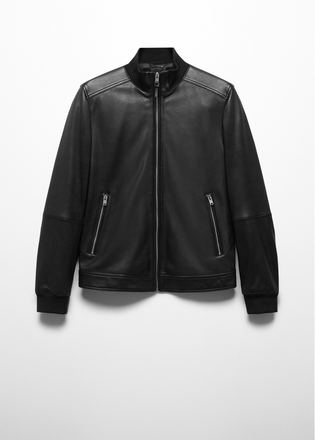 Blouson 100 % cuir nappa - Article sans modèle