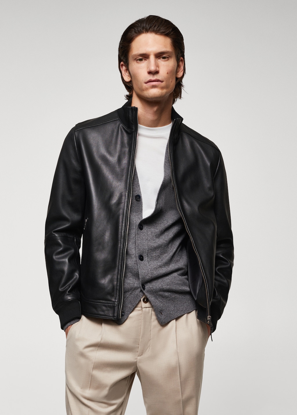 100% nappa leather jacket - Details of the article 2