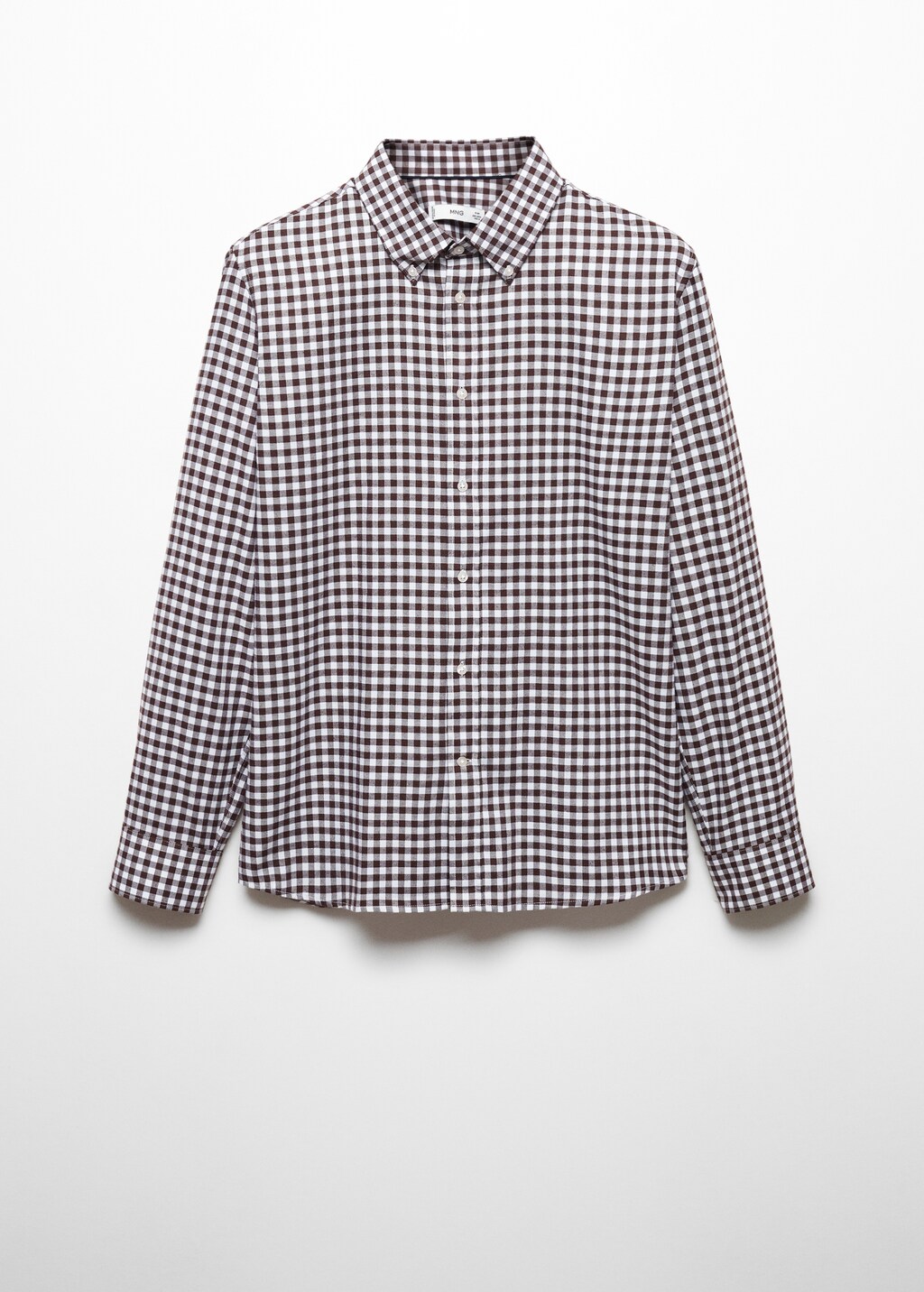 Gingham check cotton shirt - Article without model