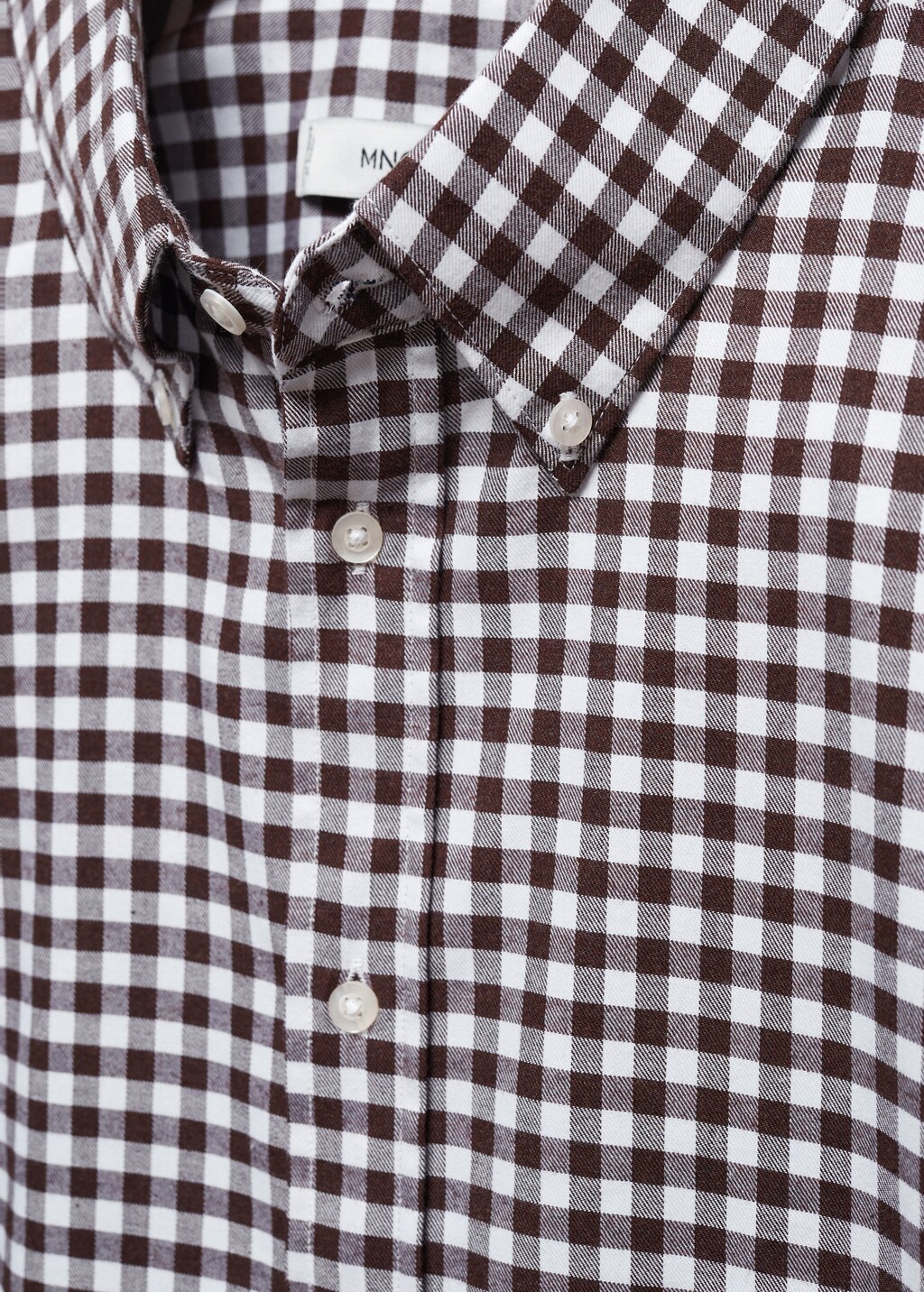 Gingham check cotton shirt - Details of the article 8