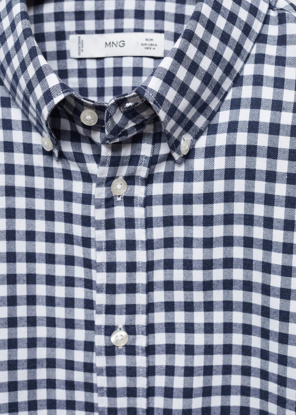 Gingham check cotton shirt - Details of the article 8