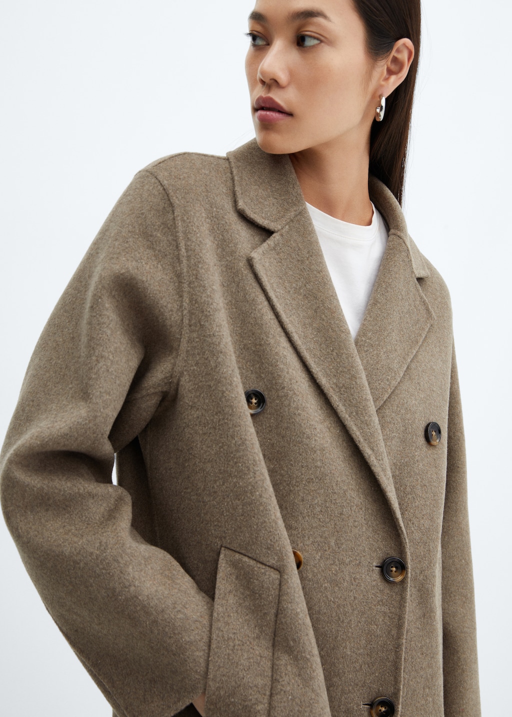 Handmade oversized wool coat - Details of the article 1