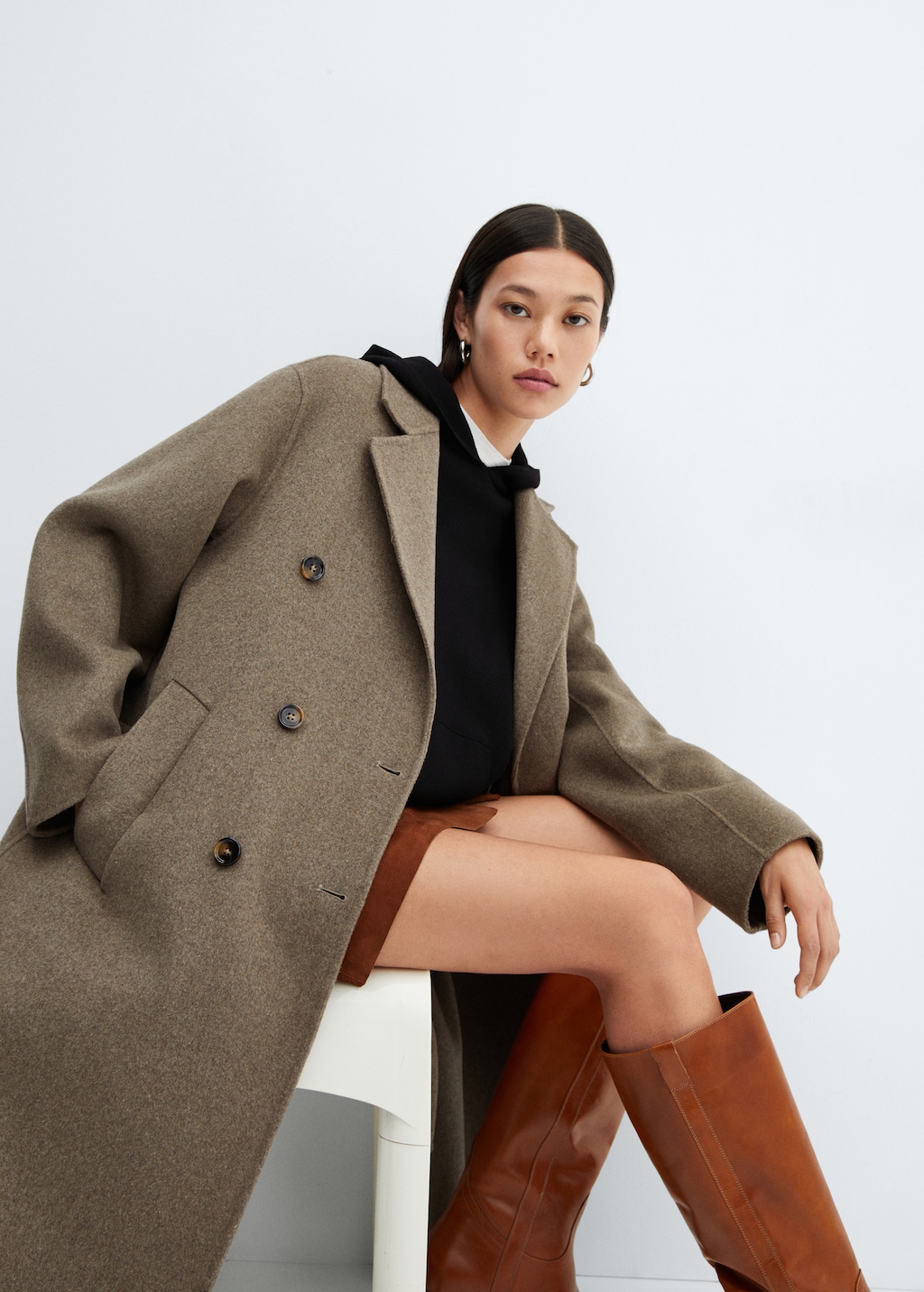 Handmade oversized wool coat - Details of the article 2