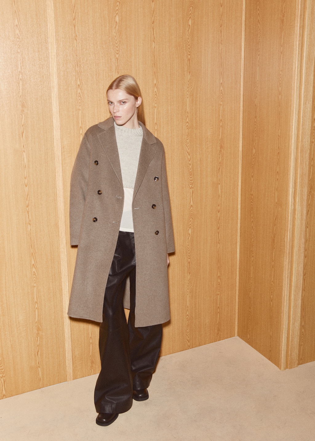 Handmade oversized wool coat - Details of the article 6