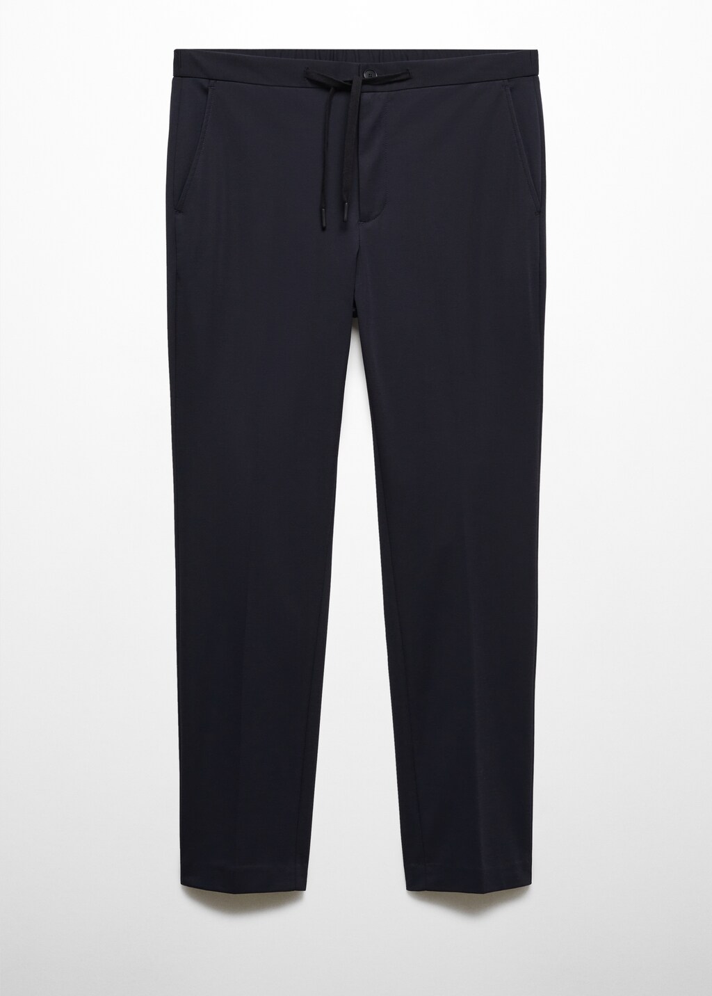 Stretch fabric slim-fit trousers - Article without model