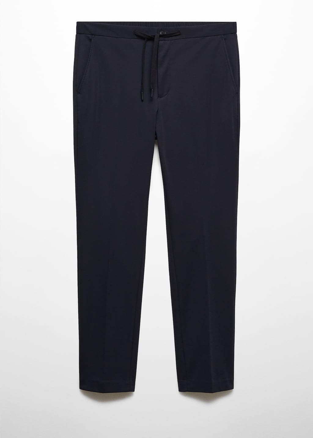 Stretch fabric slim-fit trousers - Article without model