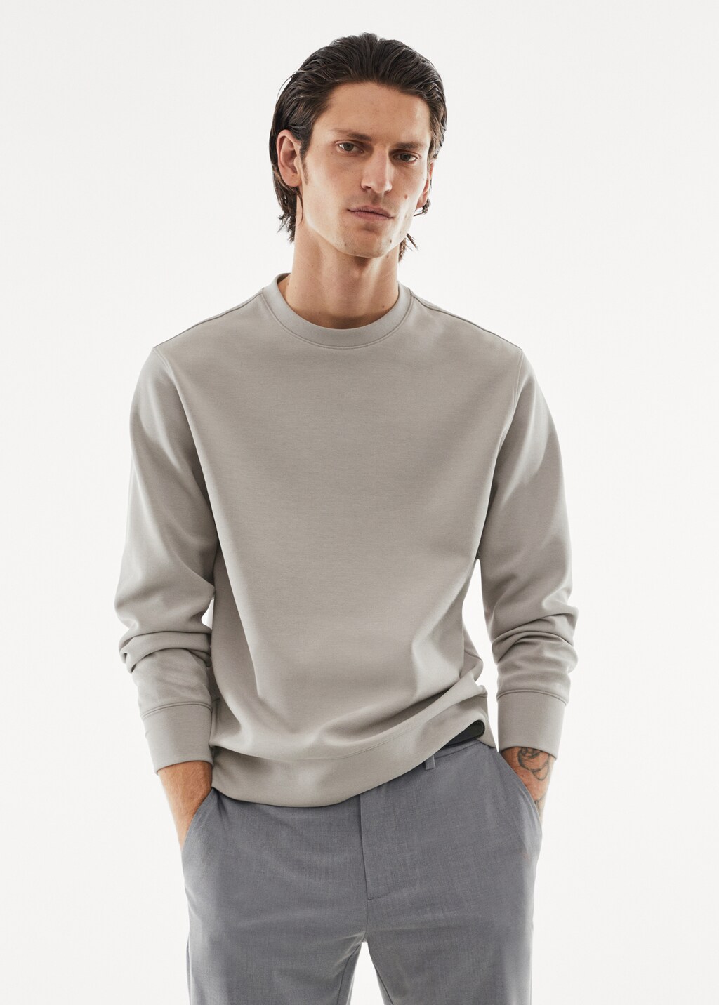 Breathable recycled fabric sweatshirt - Medium plane