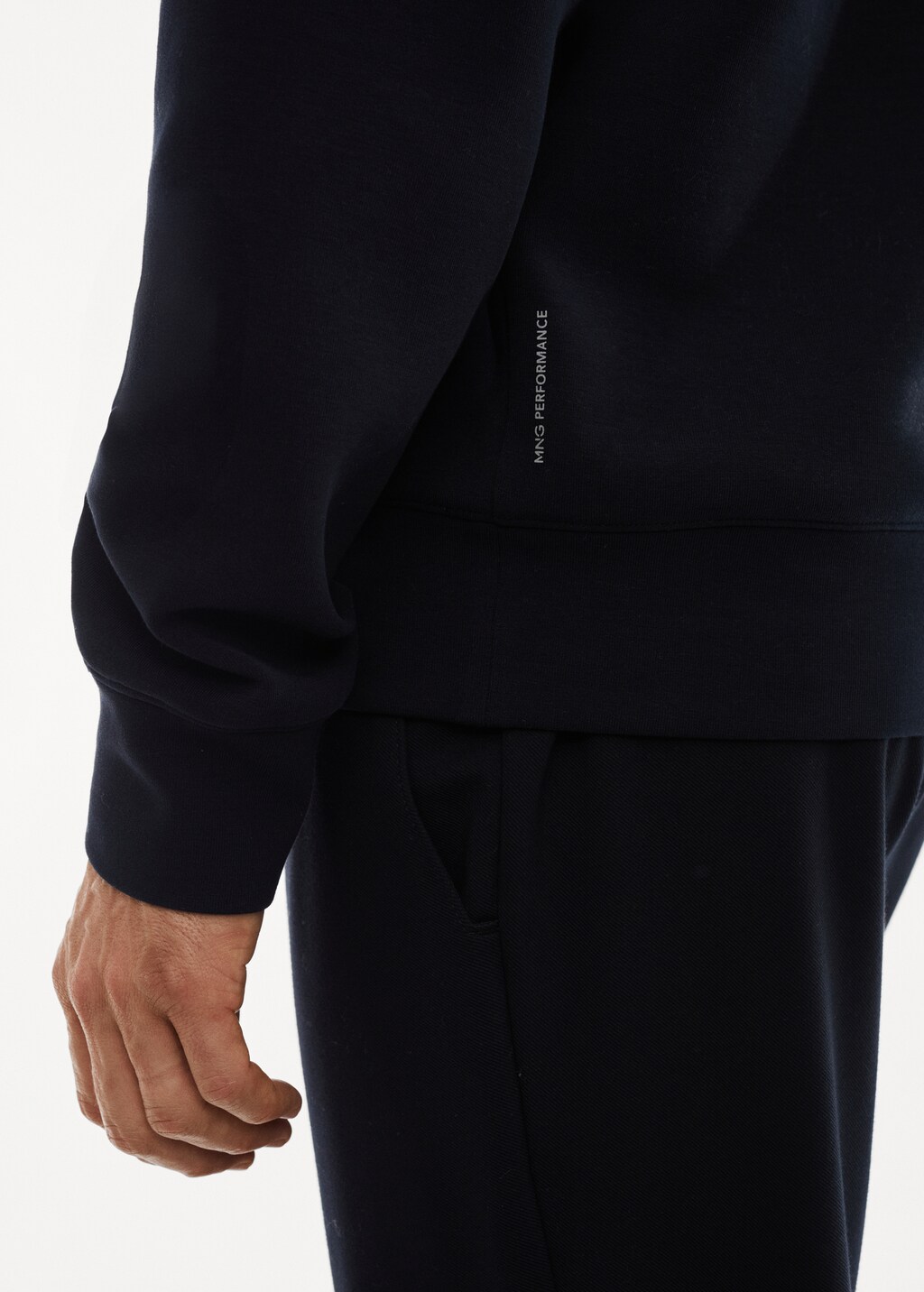 Breathable recycled fabric sweatshirt - Details of the article 4