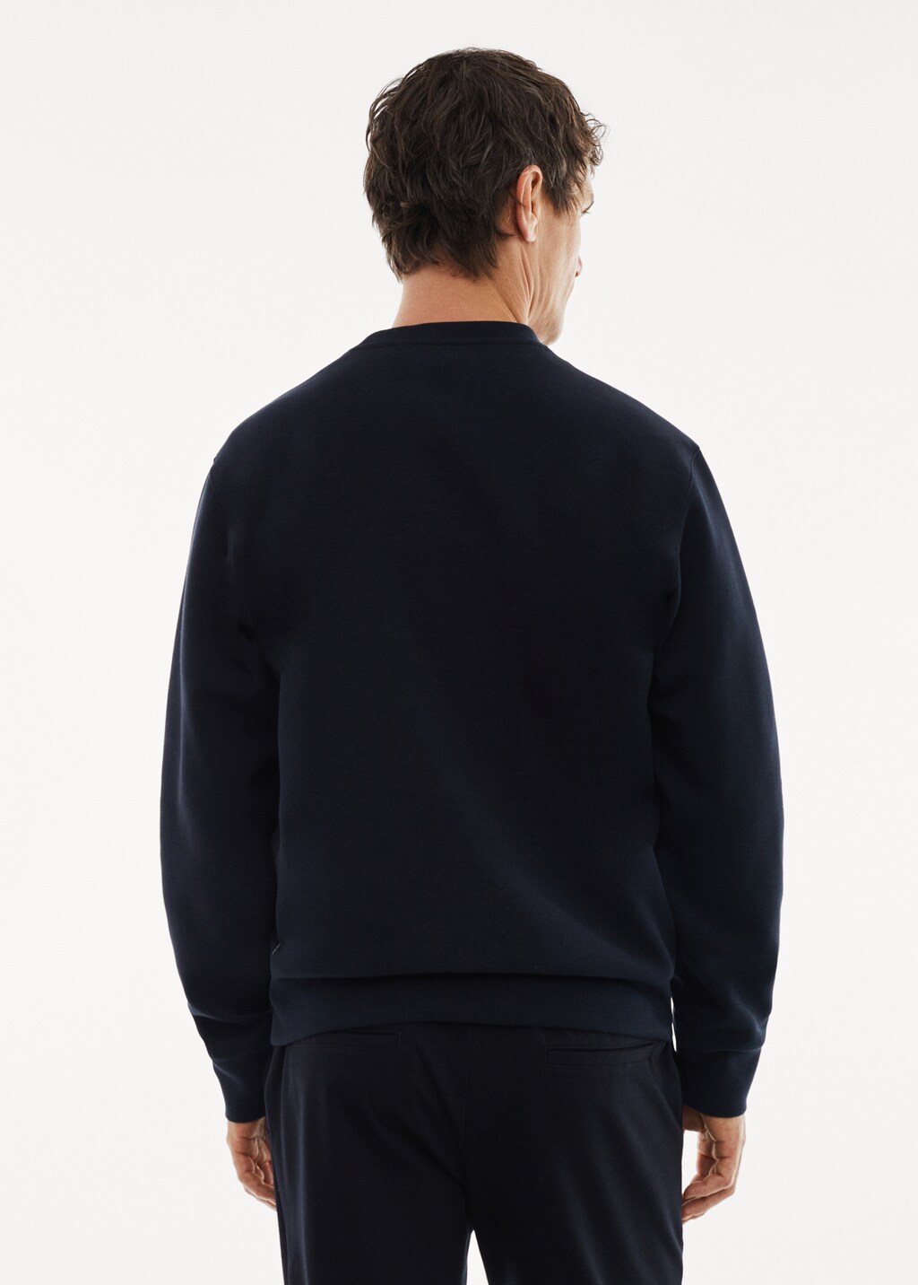 Breathable recycled fabric sweatshirt - Reverse of the article