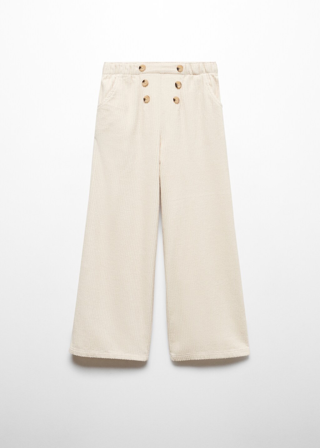 Corduroy culotte trousers - Article without model