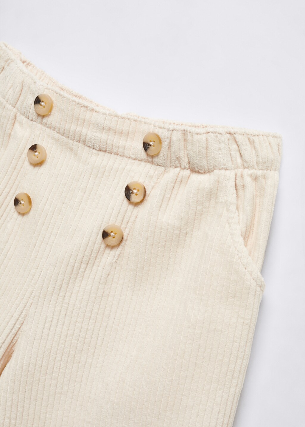 Corduroy culotte trousers - Details of the article 8