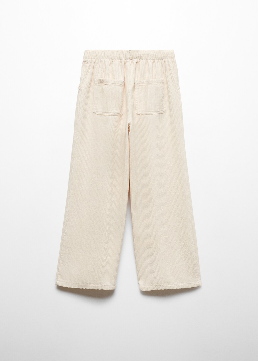 Corduroy culotte trousers - Reverse of the article