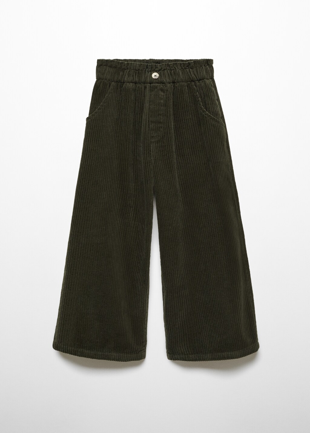 Corduroy culotte trousers - Article without model