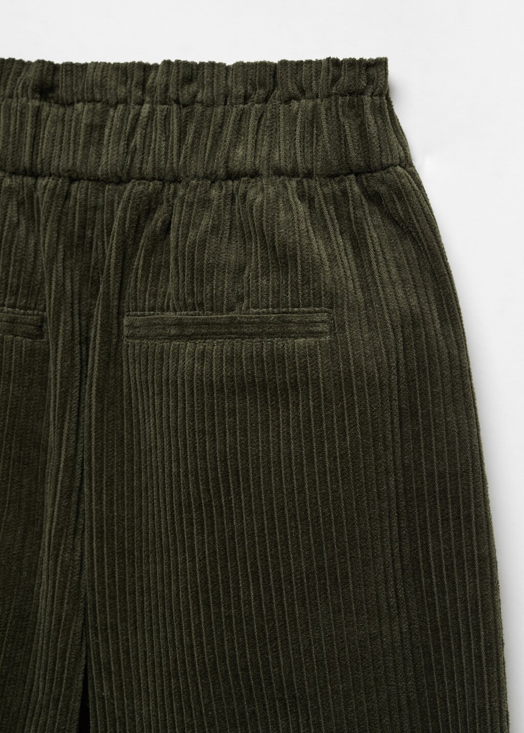 Corduroy culotte trousers - Details of the article 8