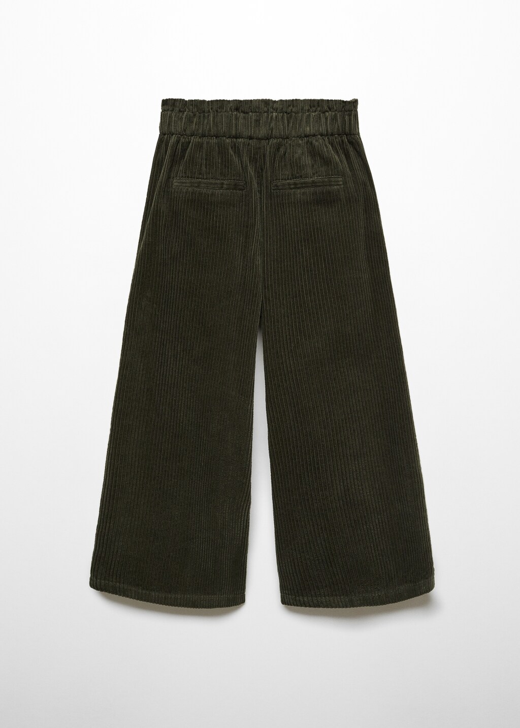 Corduroy culotte trousers - Reverse of the article