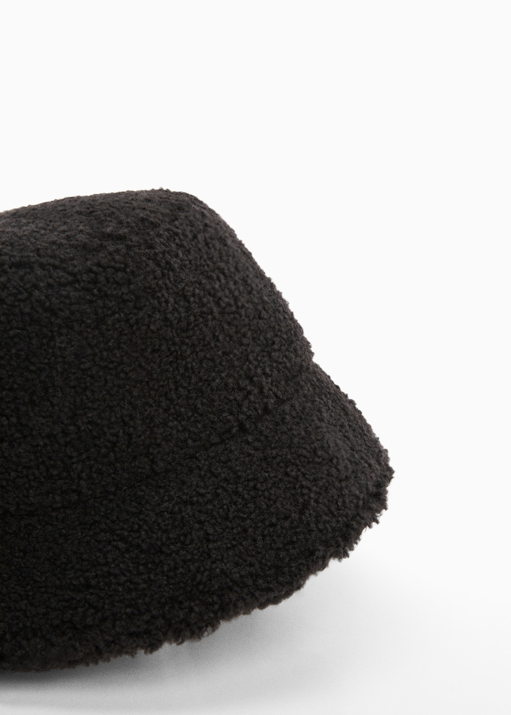 Fur-effect bucket hat - Medium plane