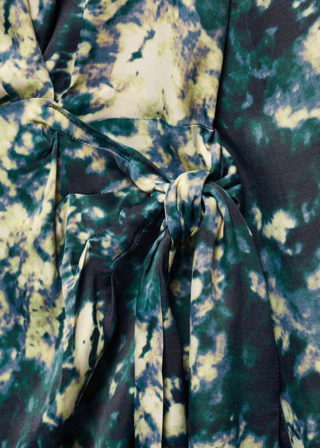 Tie-dye dress with knot detail - Details of the article 8