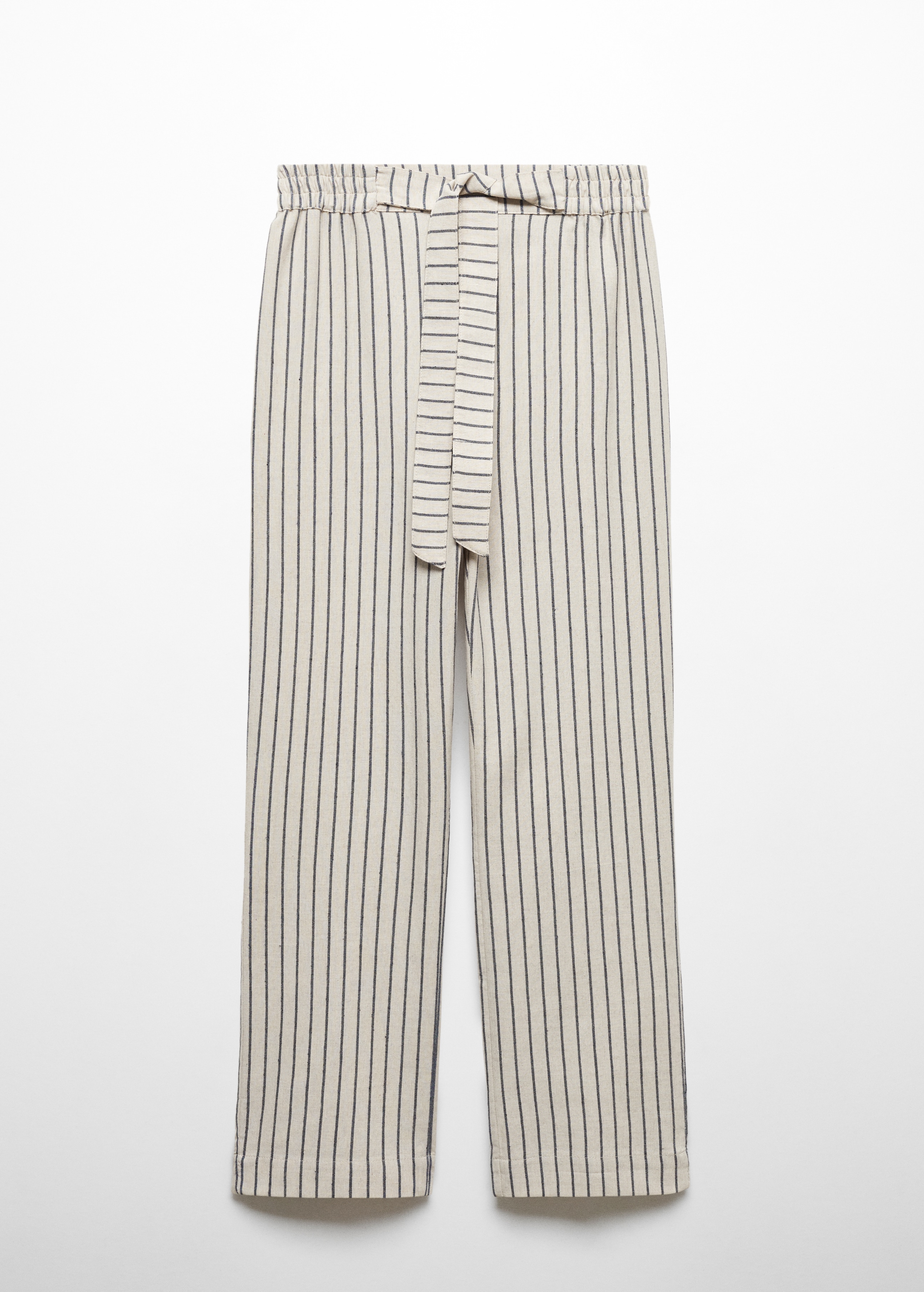 Striped pajama trousers - Article without model