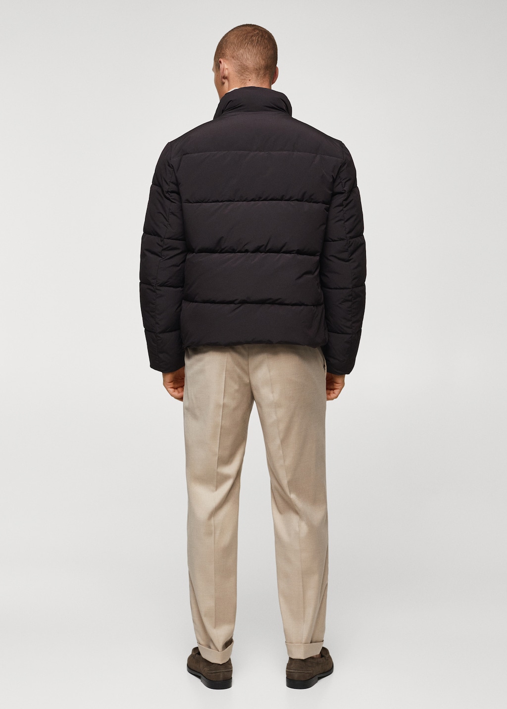 Water-repellent quilted anorak - Reverse of the article