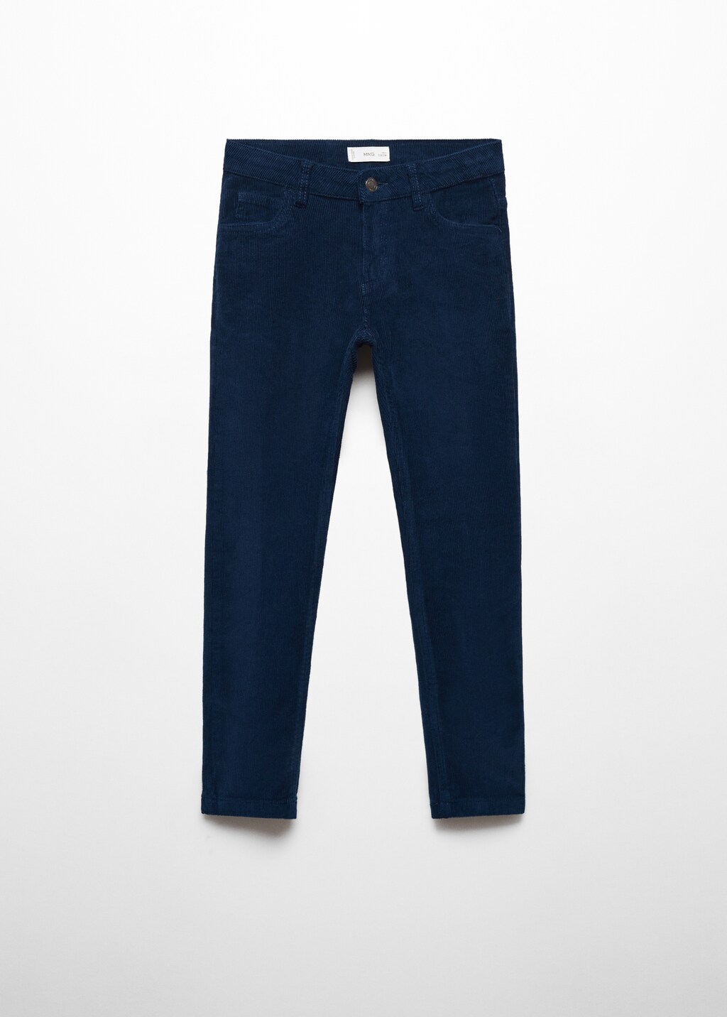 Corduroy straight trousers - Article without model