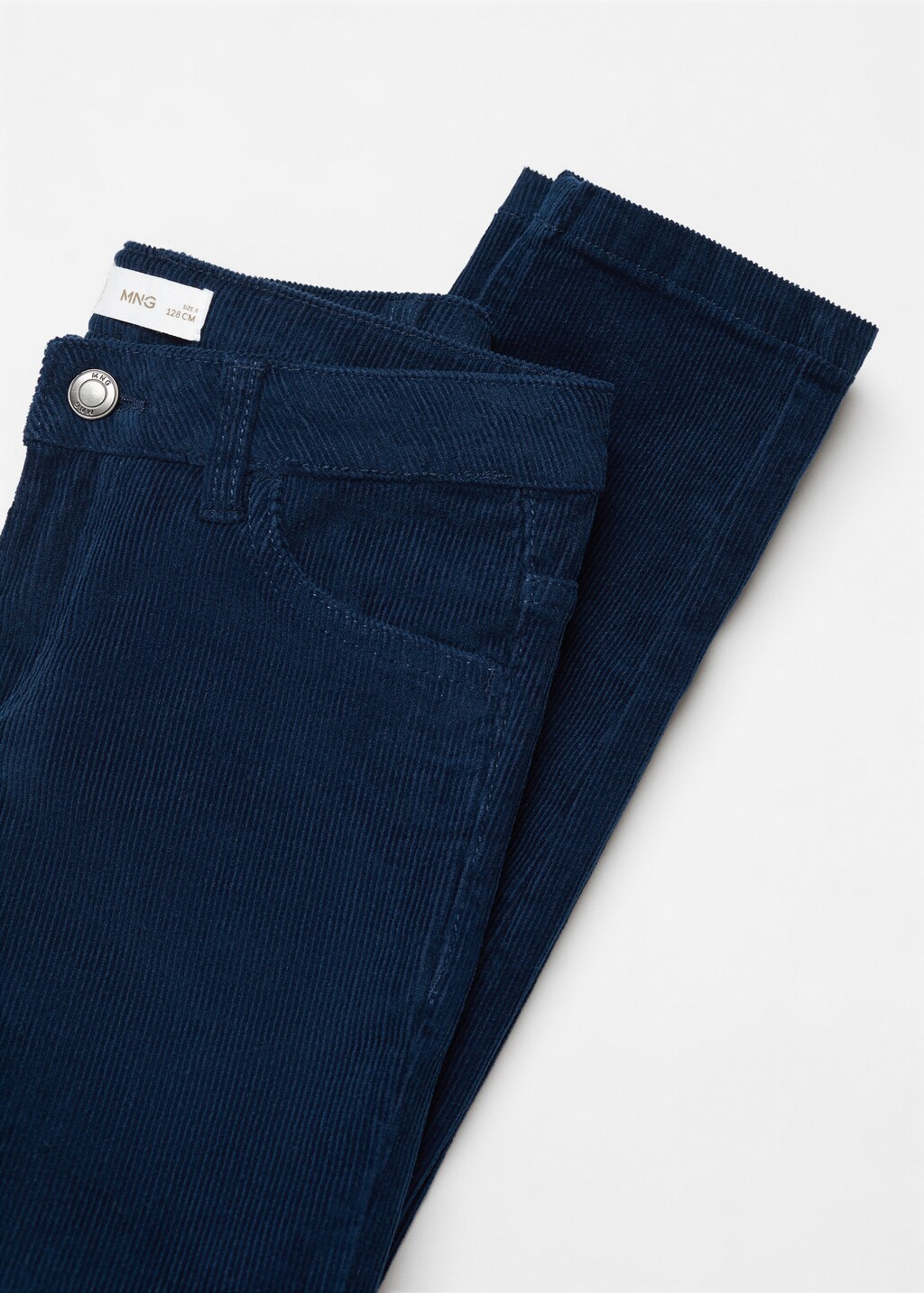 Corduroy straight trousers - Details of the article 8