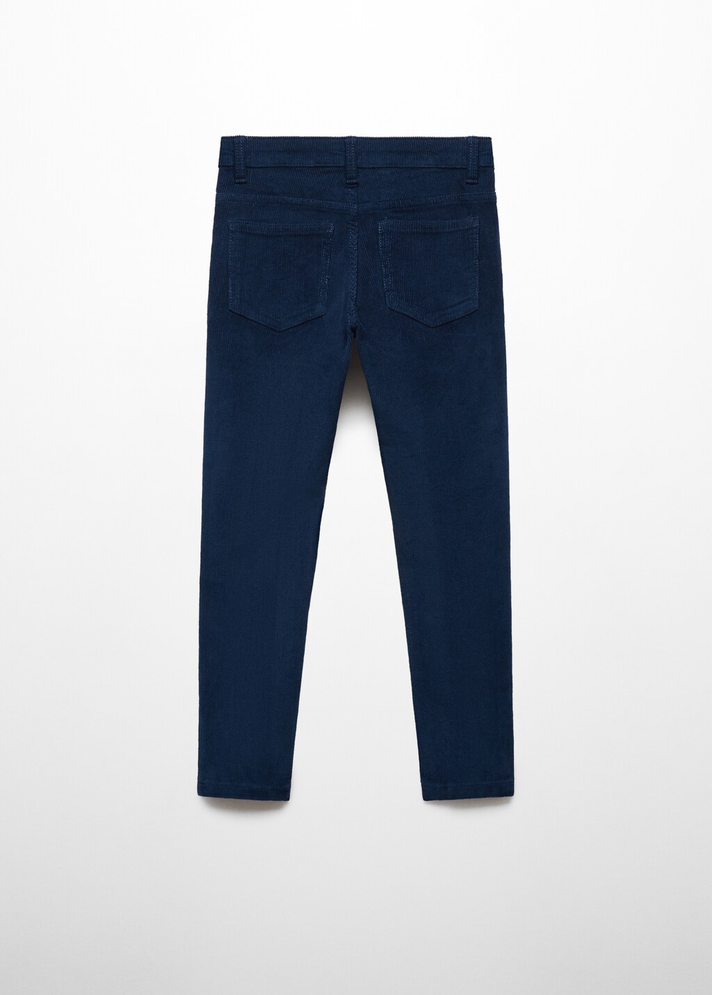 Corduroy straight trousers - Reverse of the article