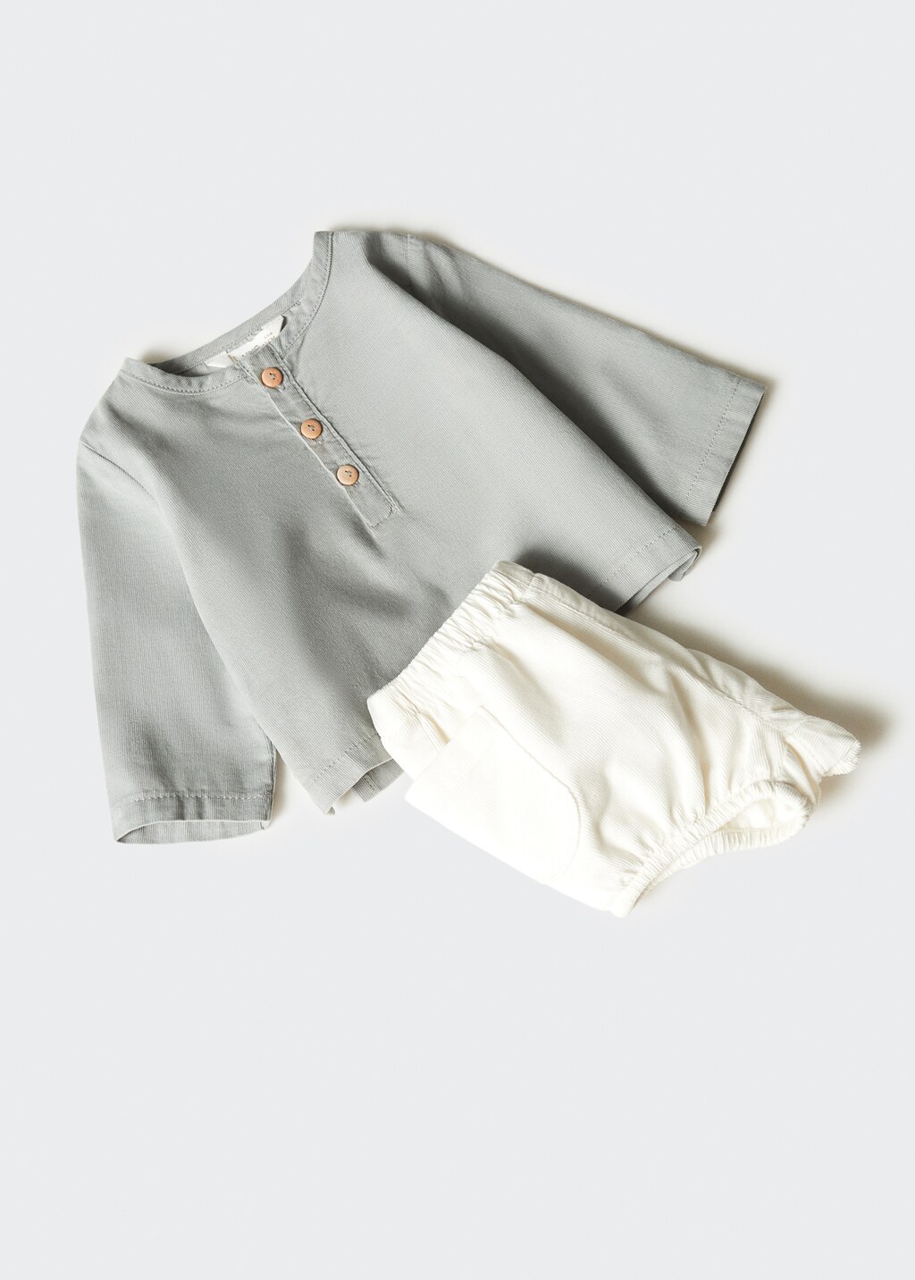 Pocketed corduroy shorts - Details of the article 5