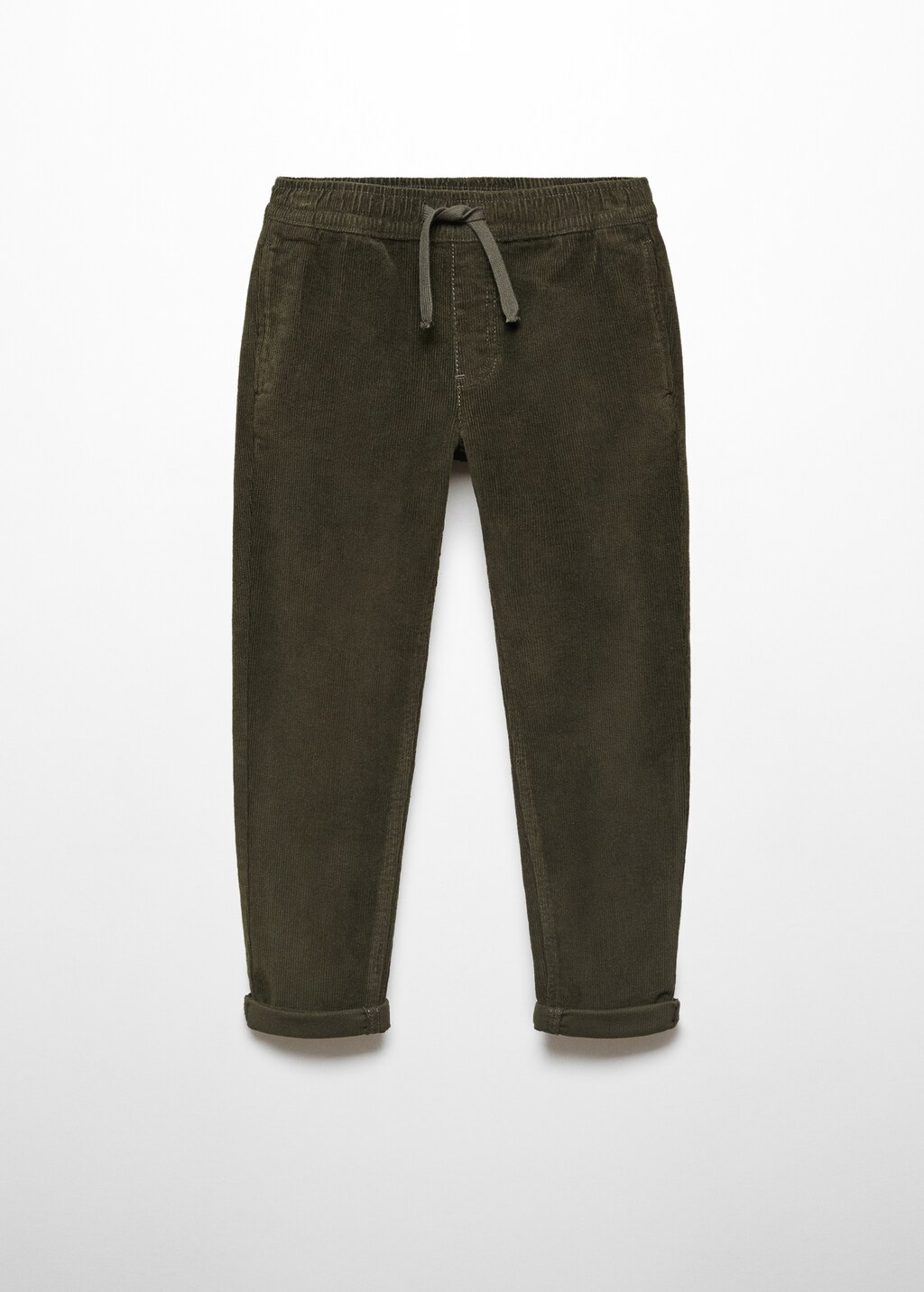 Corduroy jogger trousers - Article without model