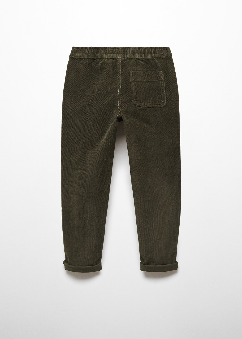 Corduroy jogger trousers - Reverse of the article