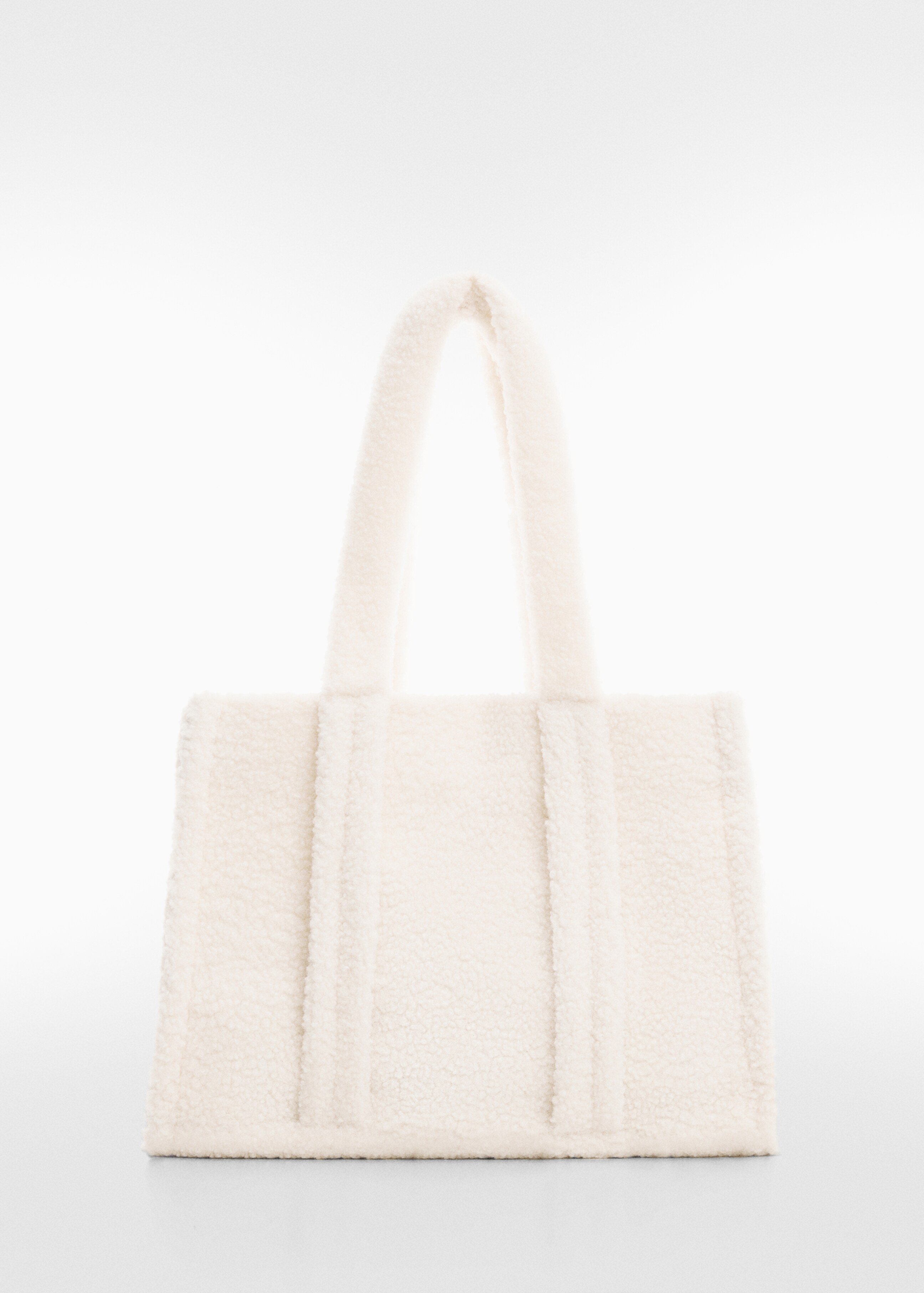 Shopper faux-shearling bag - Article without model