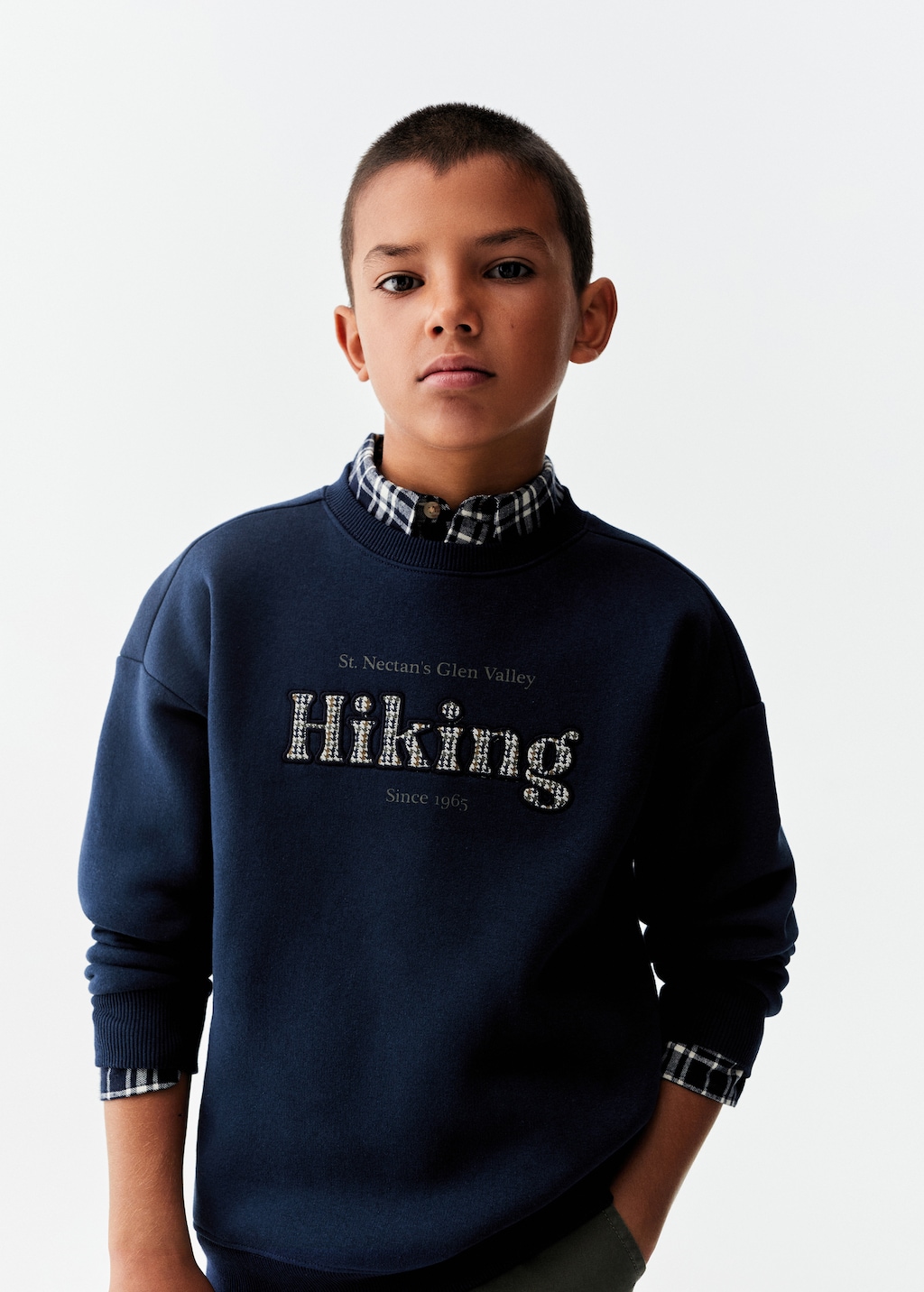 Printed message sweatshirt - Details of the article 1