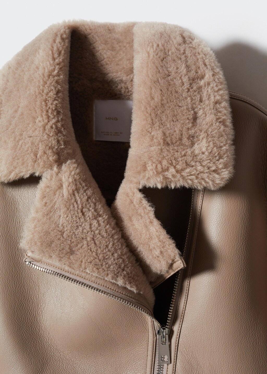 Faux shearling-lined jacket - Details of the article 8