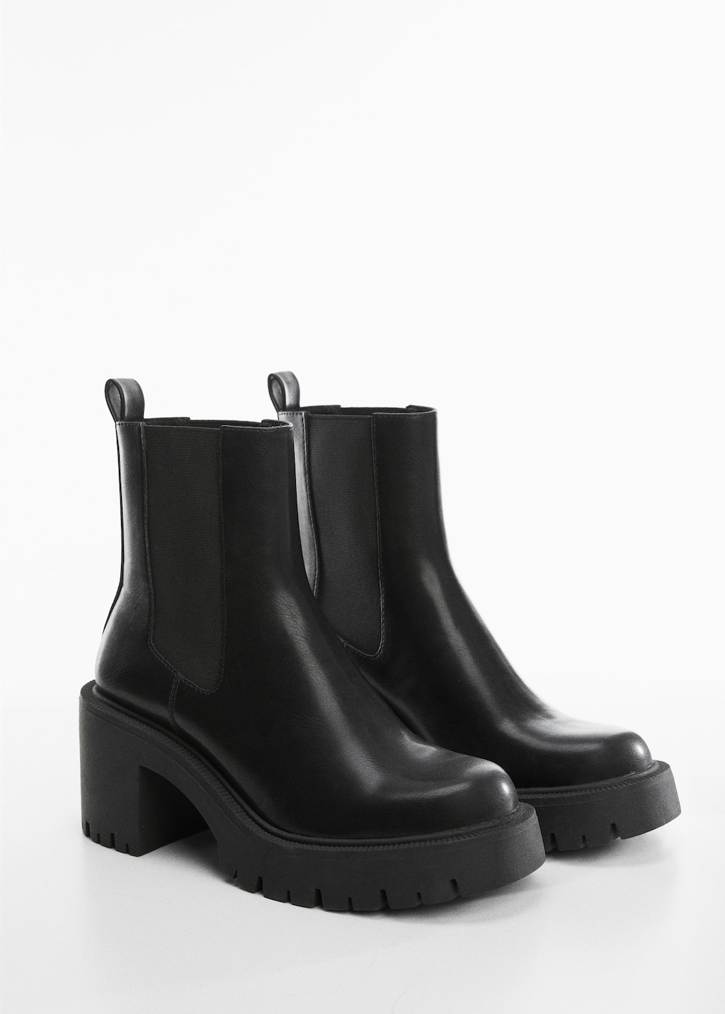 Track sole Chelsea boots - Medium plane