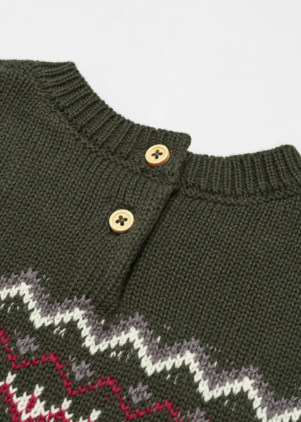 Knit cotton sweater - Details of the article 0