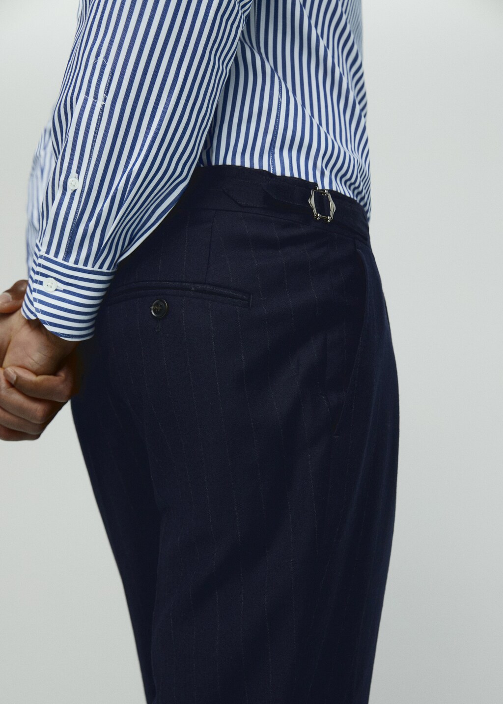 Virgin wool suit trousers - Details of the article 4