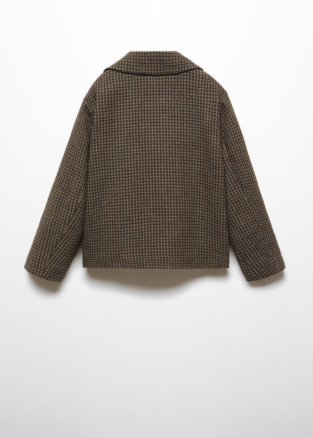 Houndstooth coat - Reverse of the article