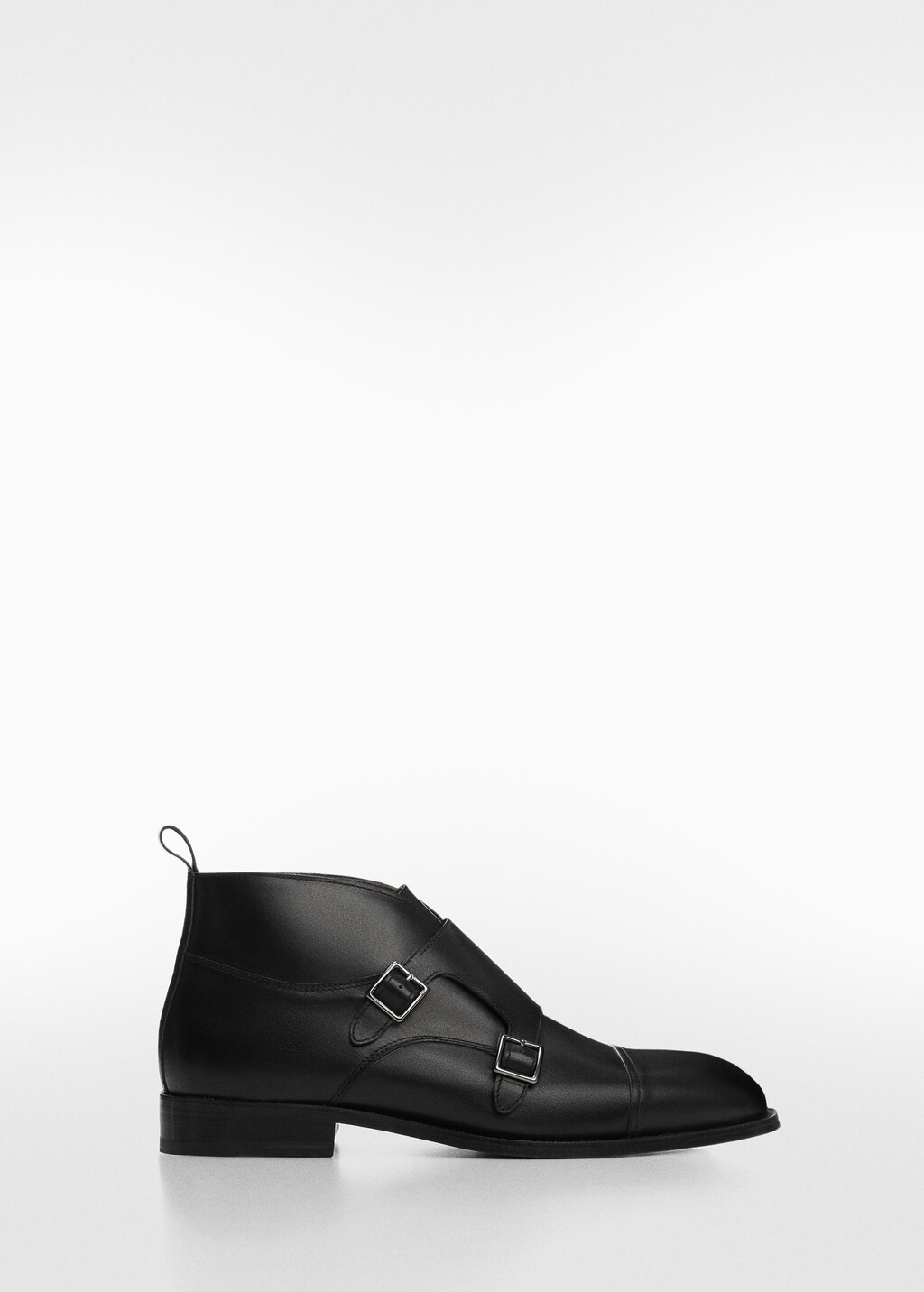 Monk ankle boots with leather buckle - Article without model