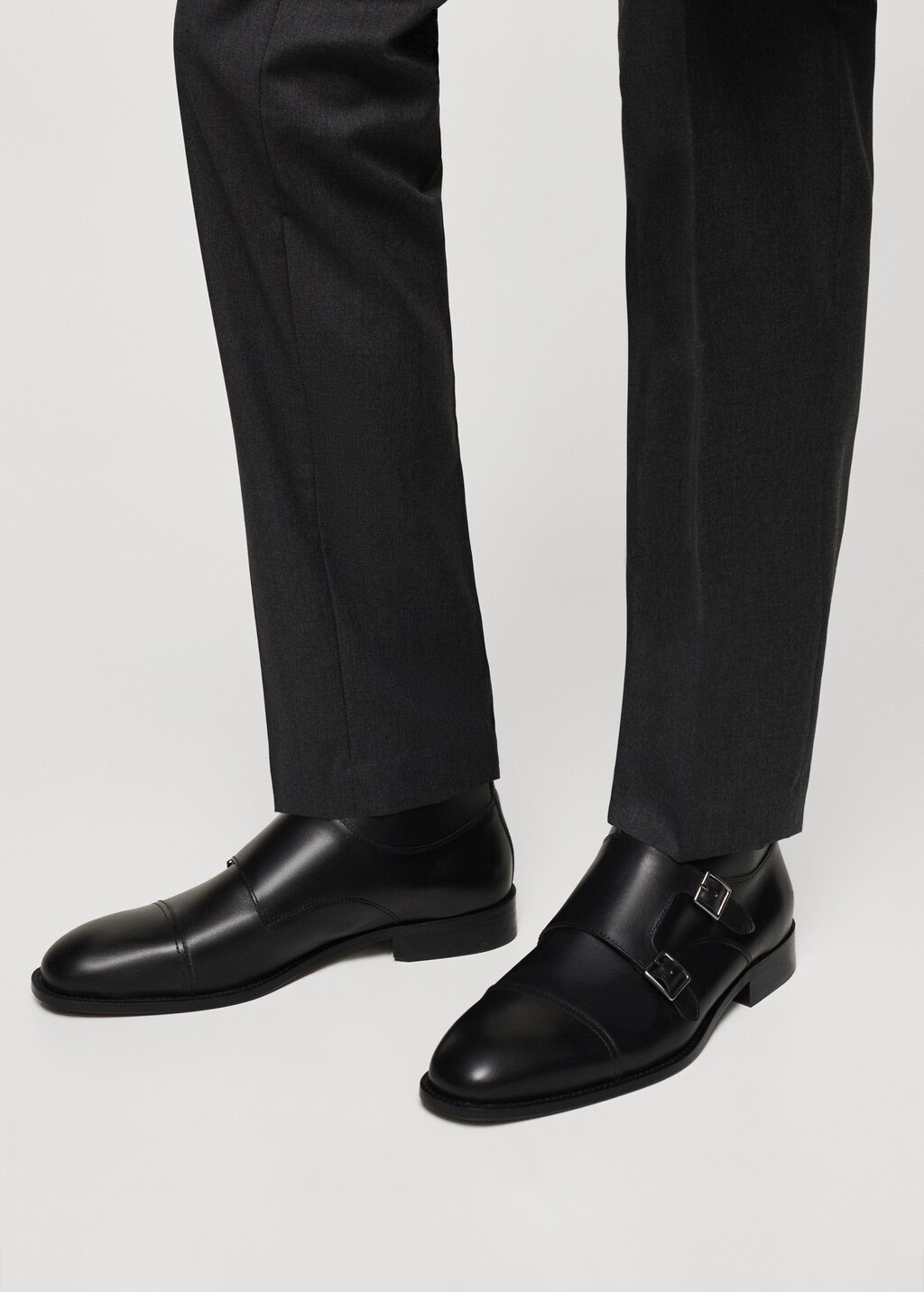 Monk ankle boots with leather buckle - Details of the article 9