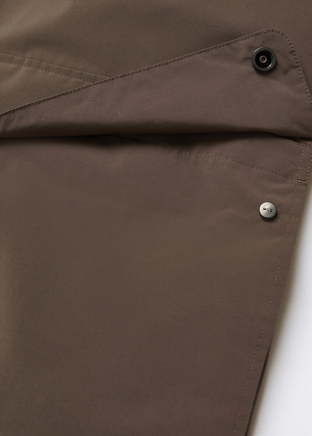 Reversible water-repellent quilted parka - Details of the article 0