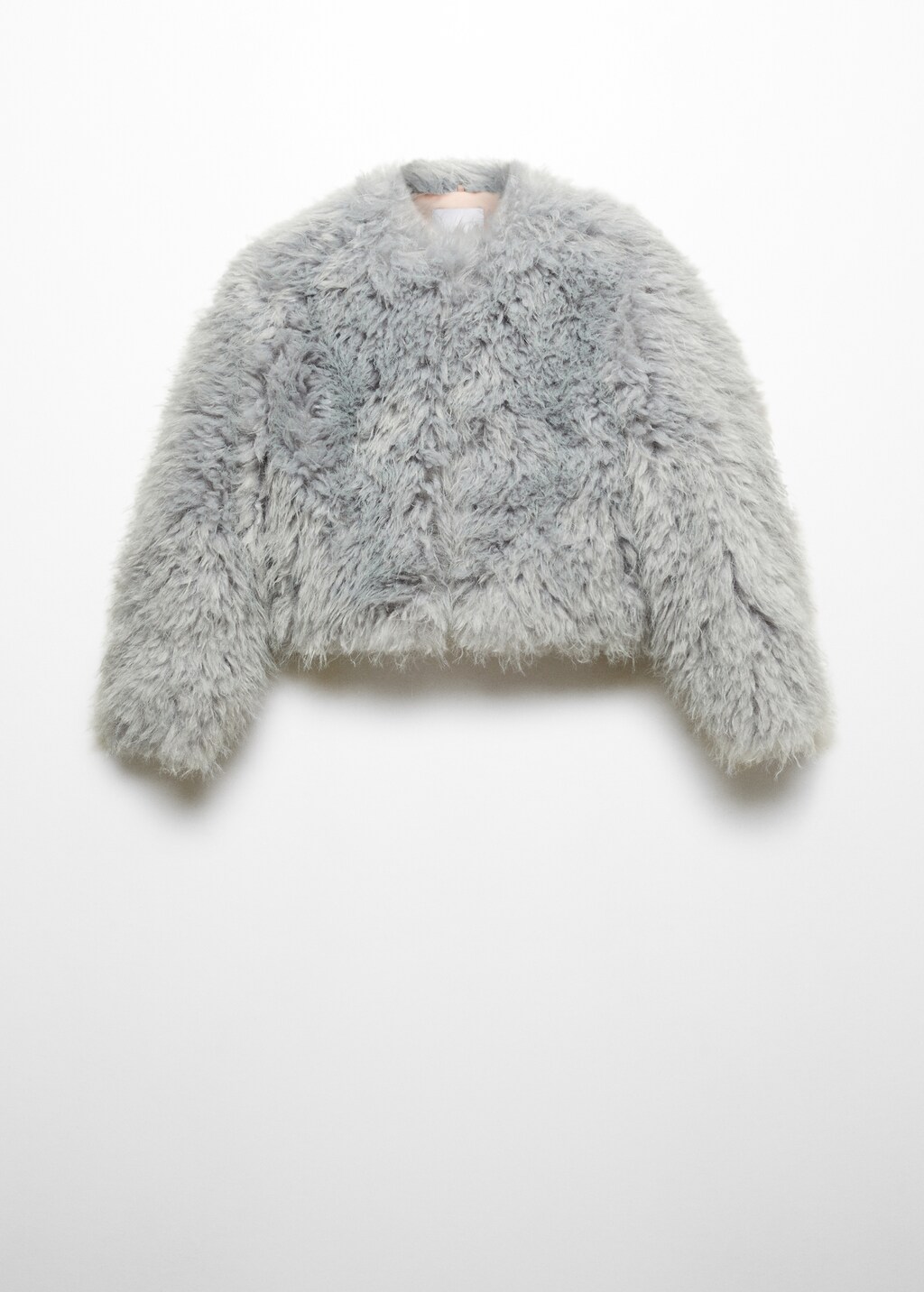 Short fur-effect jacket - Article without model