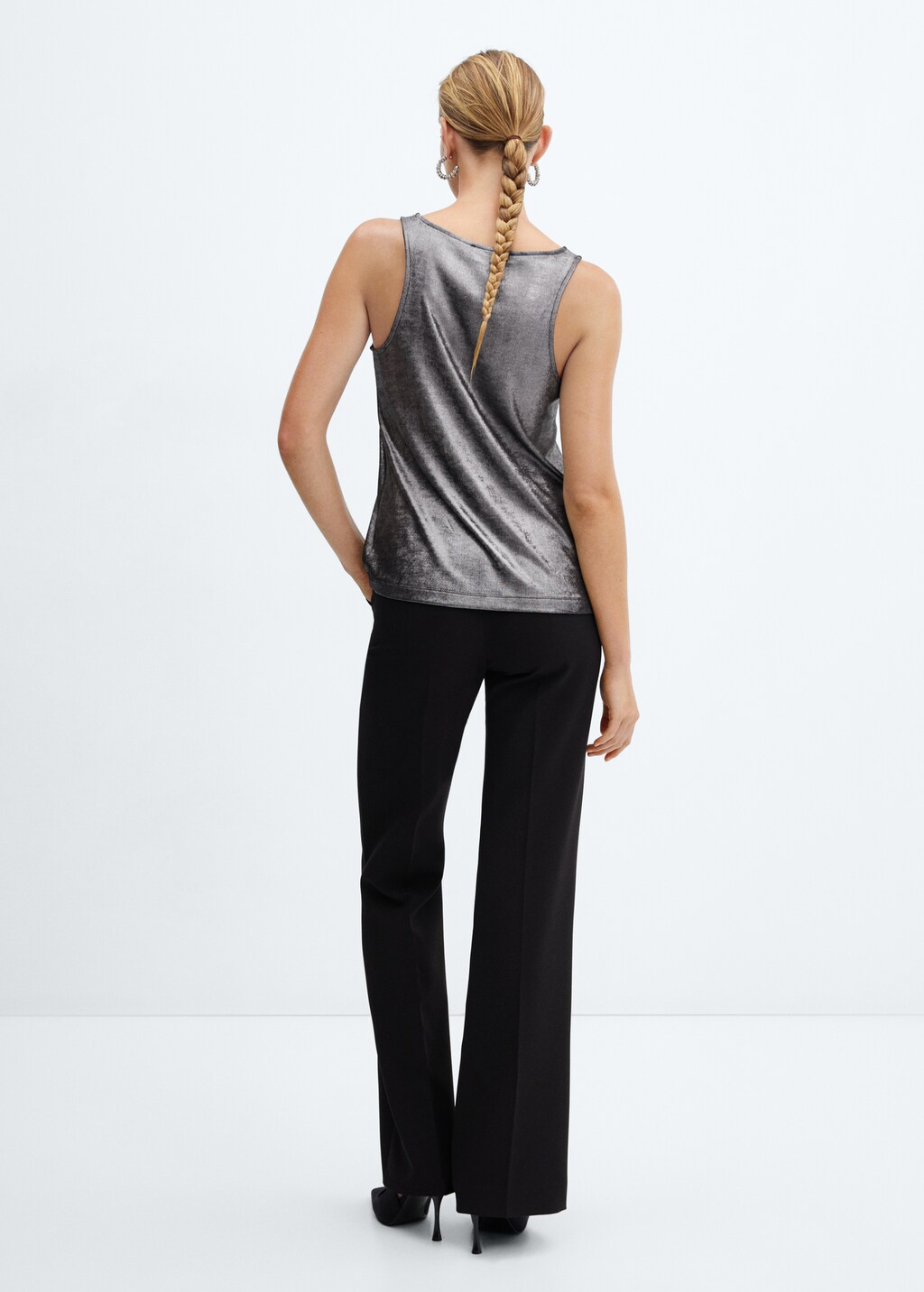 Foil tank top - Reverse of the article