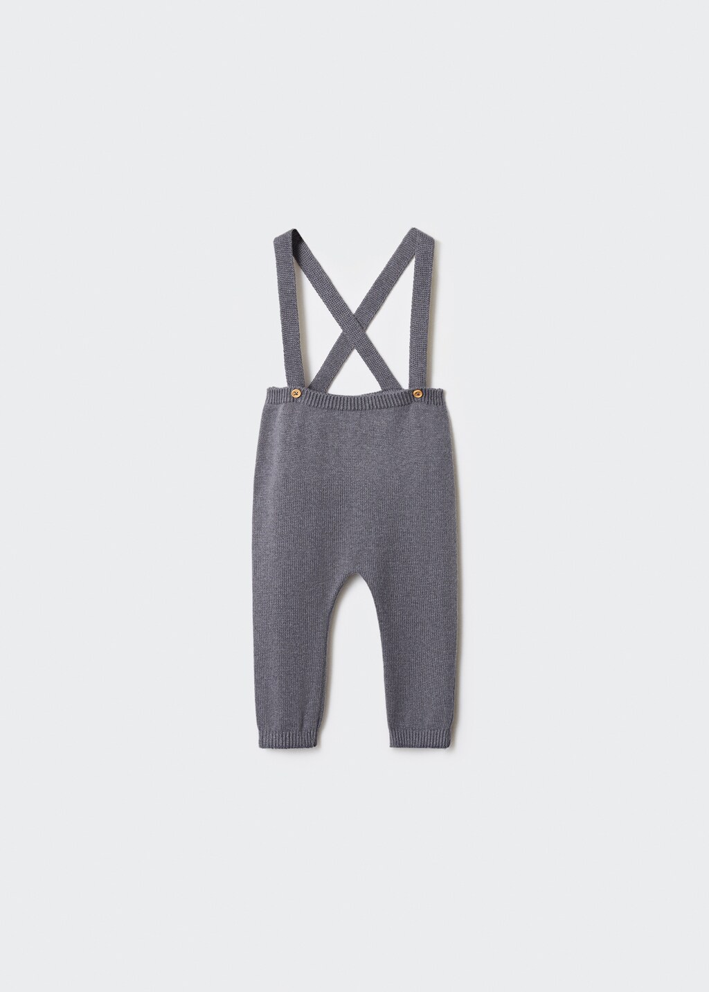 Cotton knit dungarees - Article without model