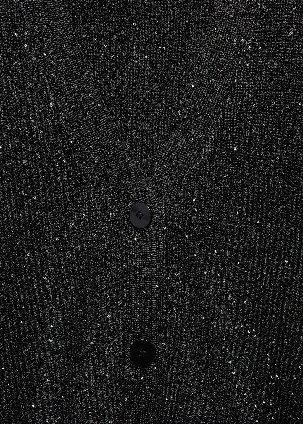 Paillettes knit cardigan - Details of the article 8